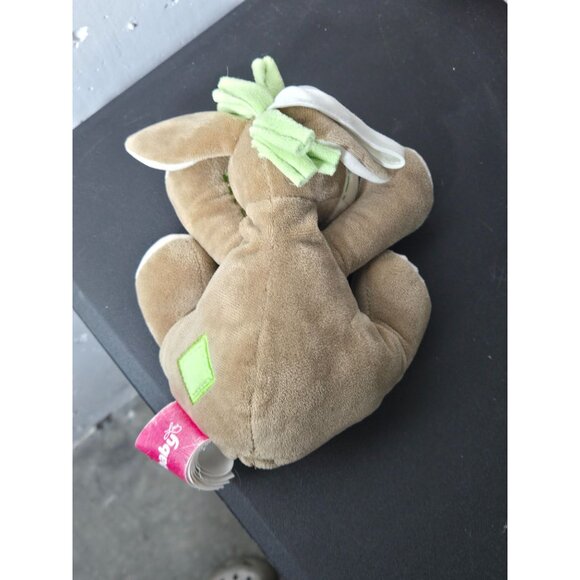 My Baby Love Donkey Plush Stuffed Animal Brown & Green Soft Infant Cuddly Toy - Picture 5 of 11